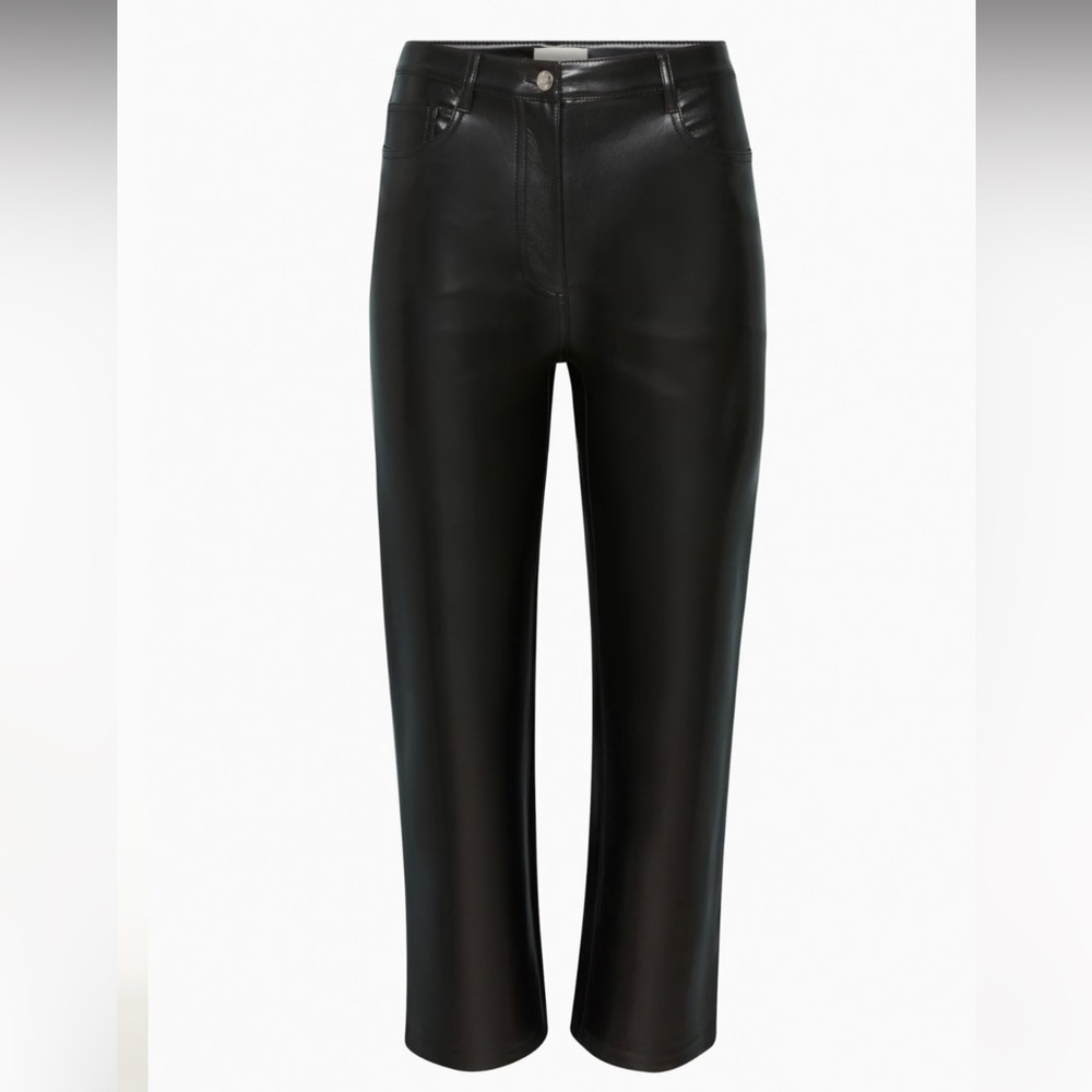 ARITZIA- Wilfred- The Melina Leather Cropped Pant
